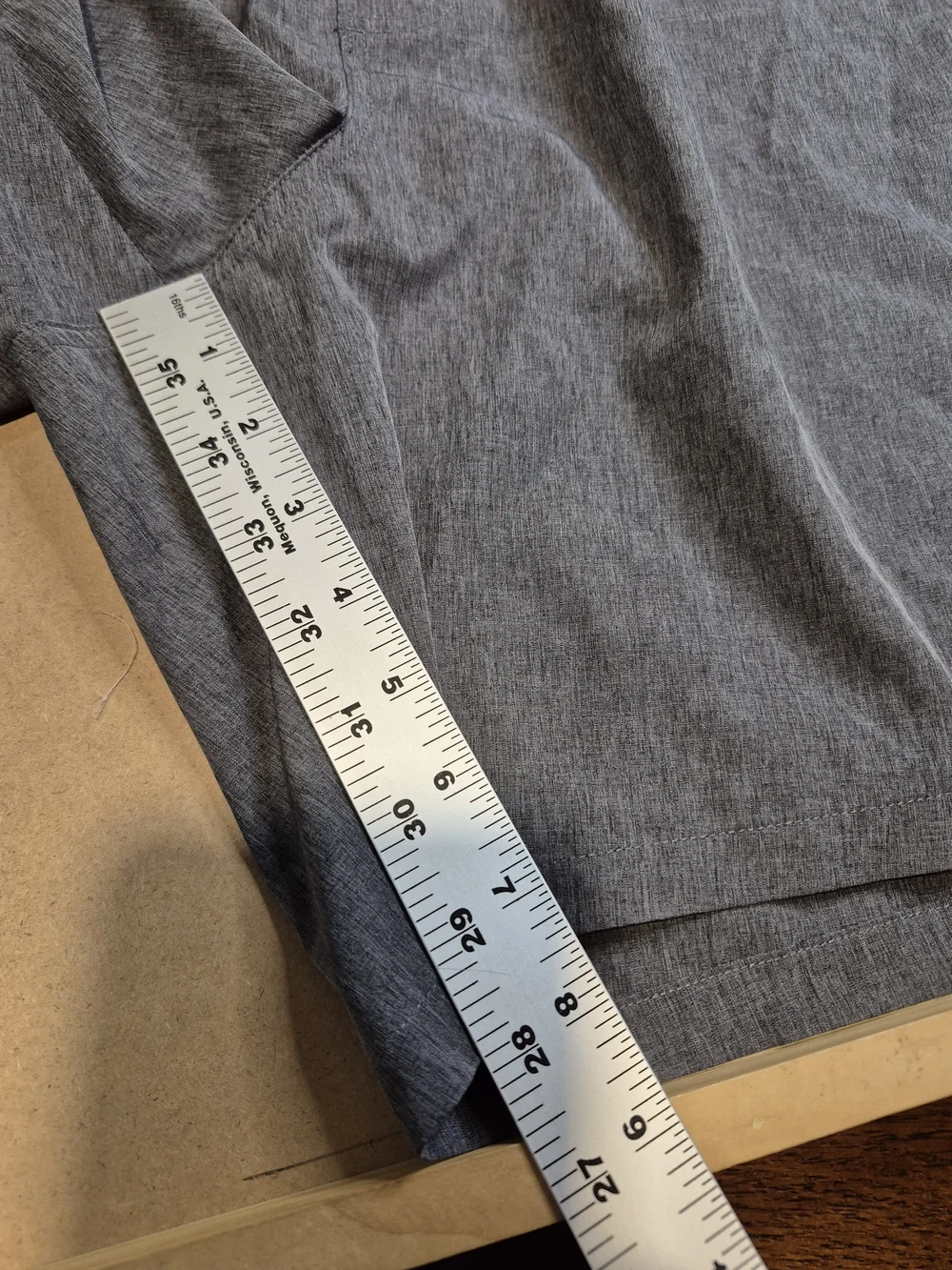 Eddie Bauer Light Gray Athletic Drawstring Shorts 4564/7